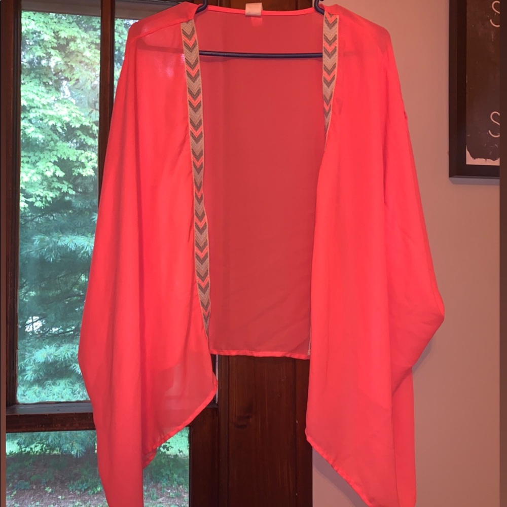 Coral kimono